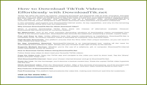 How To Download TikTok Videos Effortlessly